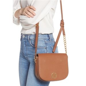 Tory Burch saddle flap bag